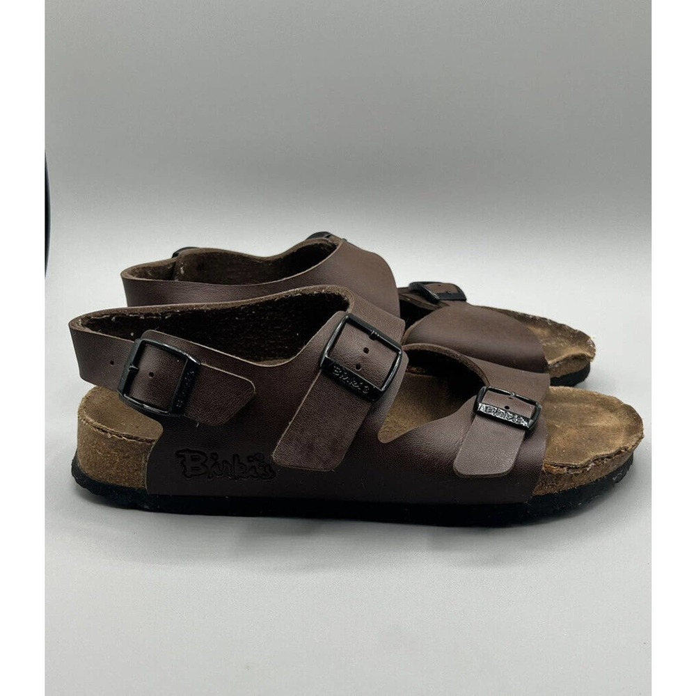 Birki’s by birkenstock Sz 39 Narrow US 8 /8.5 Brown Ankle Strap Milano Style